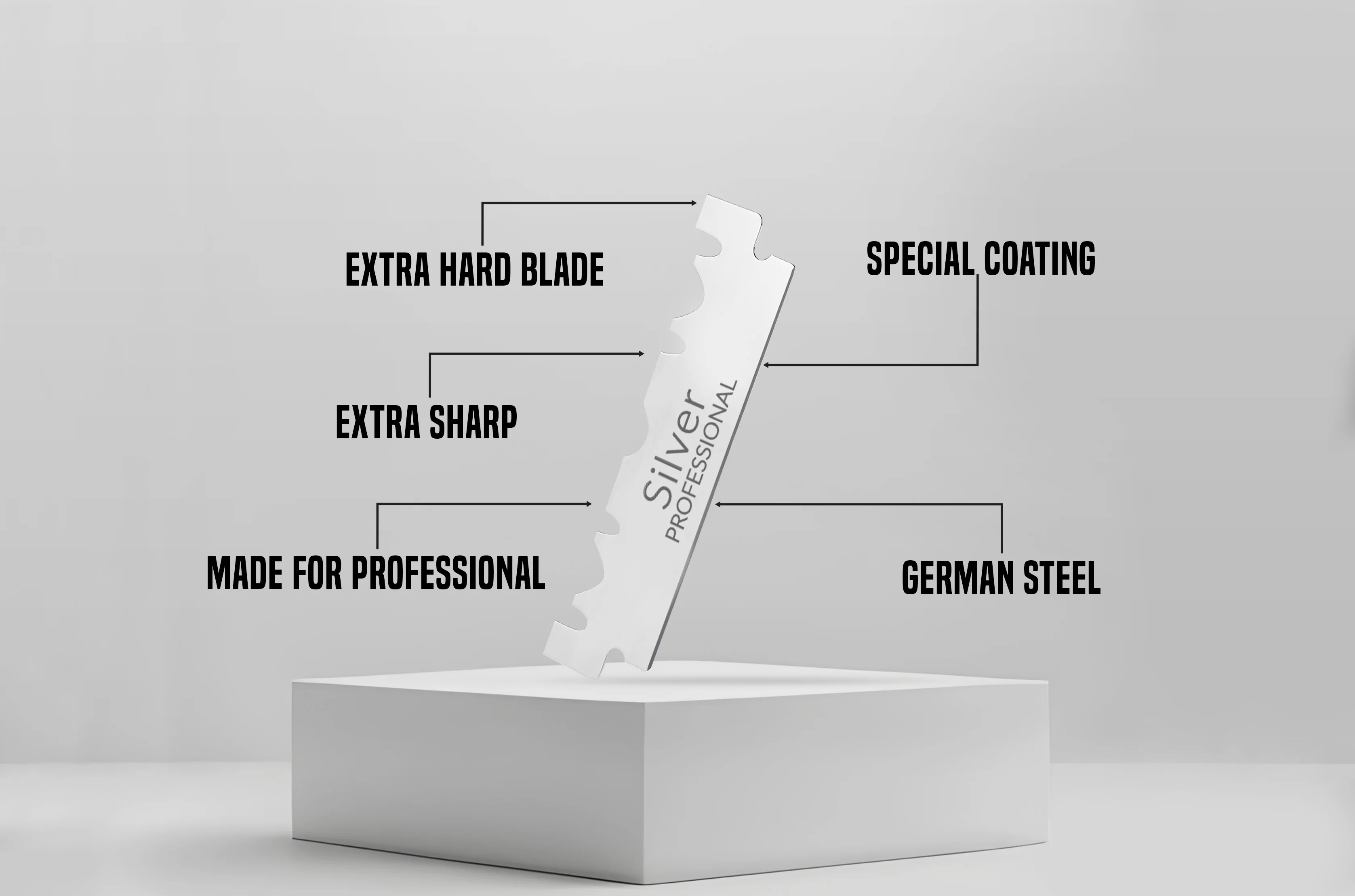 Silver — однолезные лезвия бритвы — 100 штук